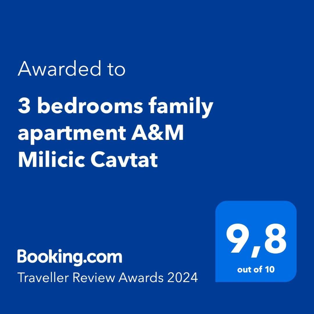 A&M Cavtat Family Apartment - 3 Bedrooms And Free Parking Kültér fotó